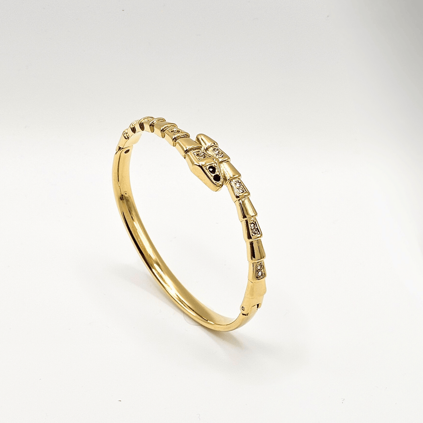Gold Serpenti Bangle – 18k Gold Plated & Skin-Friendly