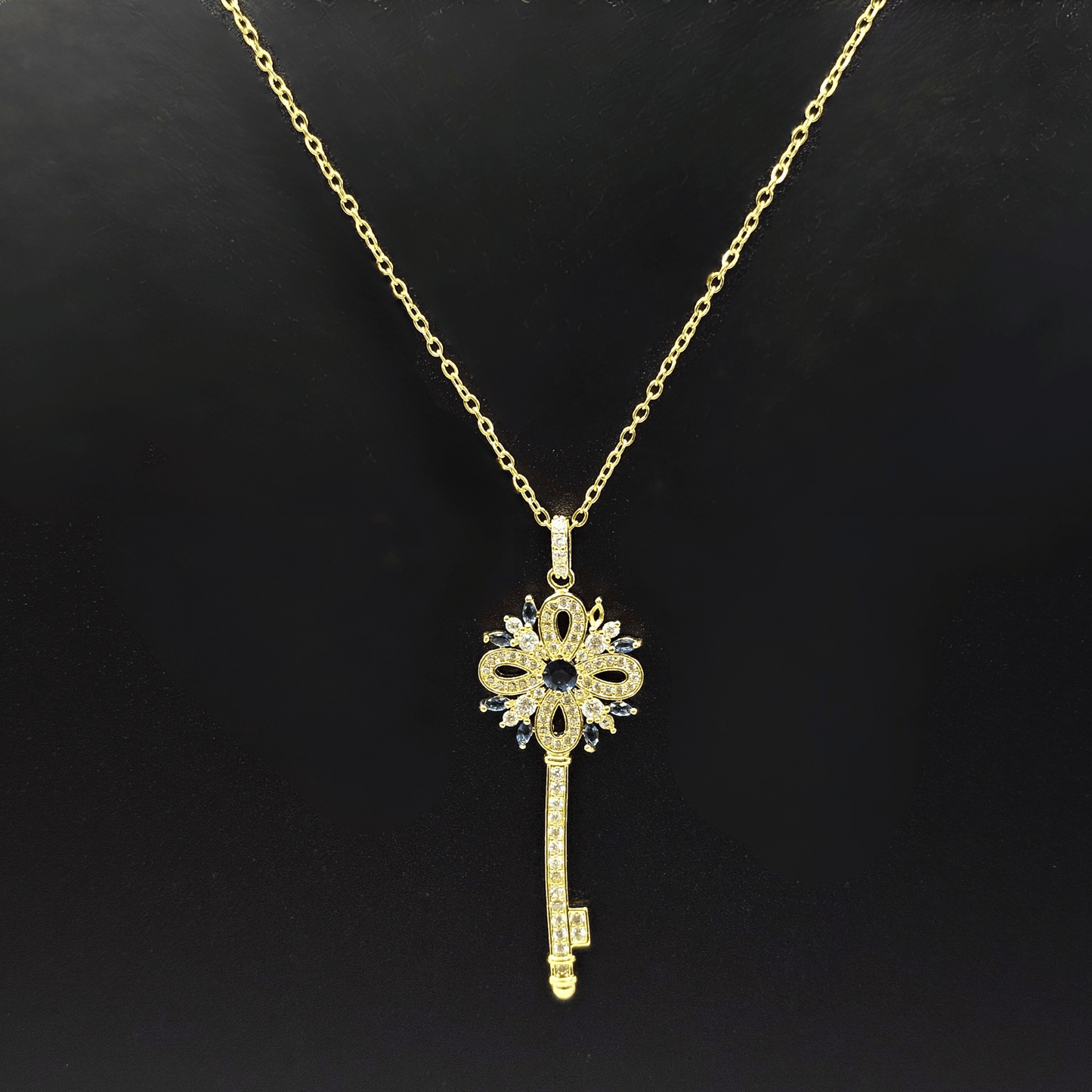Celestia Key Pendant Necklace