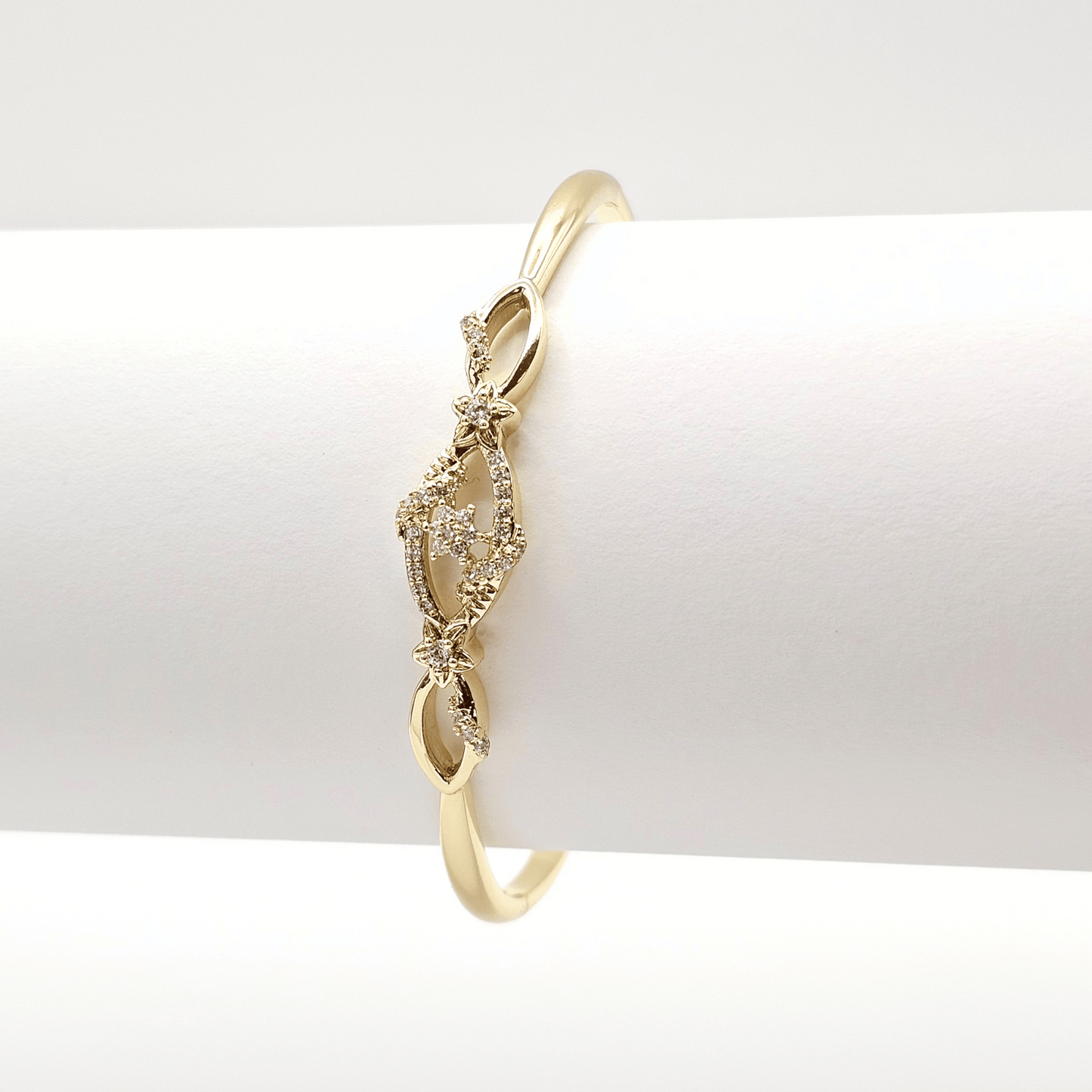 Chivelle Étoile Bloom Crystal Bangle