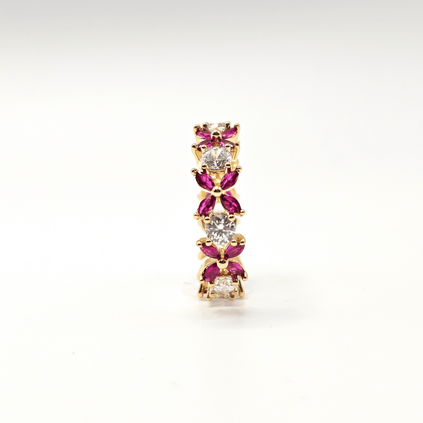 Chivelle Luxe Blossom Marquise Eternity Band