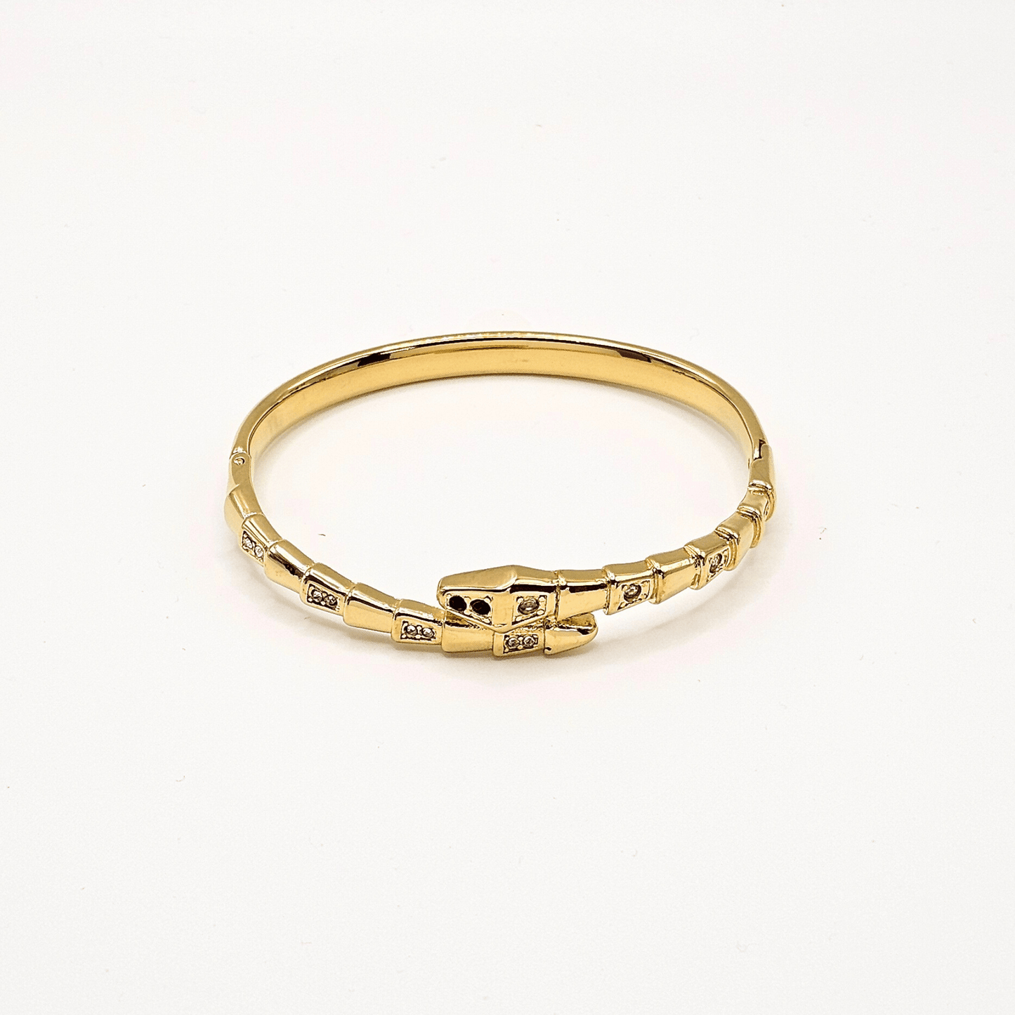 Gold Serpenti Bangle – 18k Gold Plated & Skin-Friendly