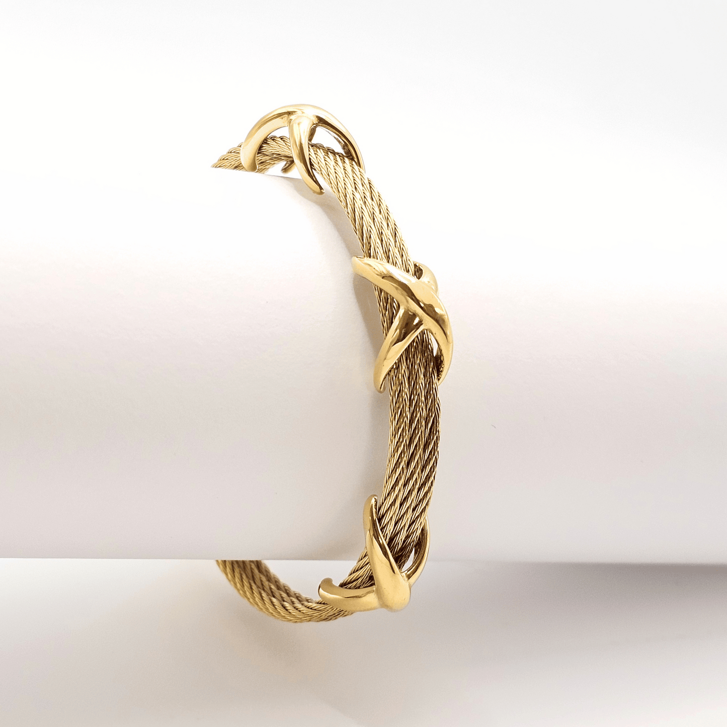 Marina Twist Cable Statement Bracelet