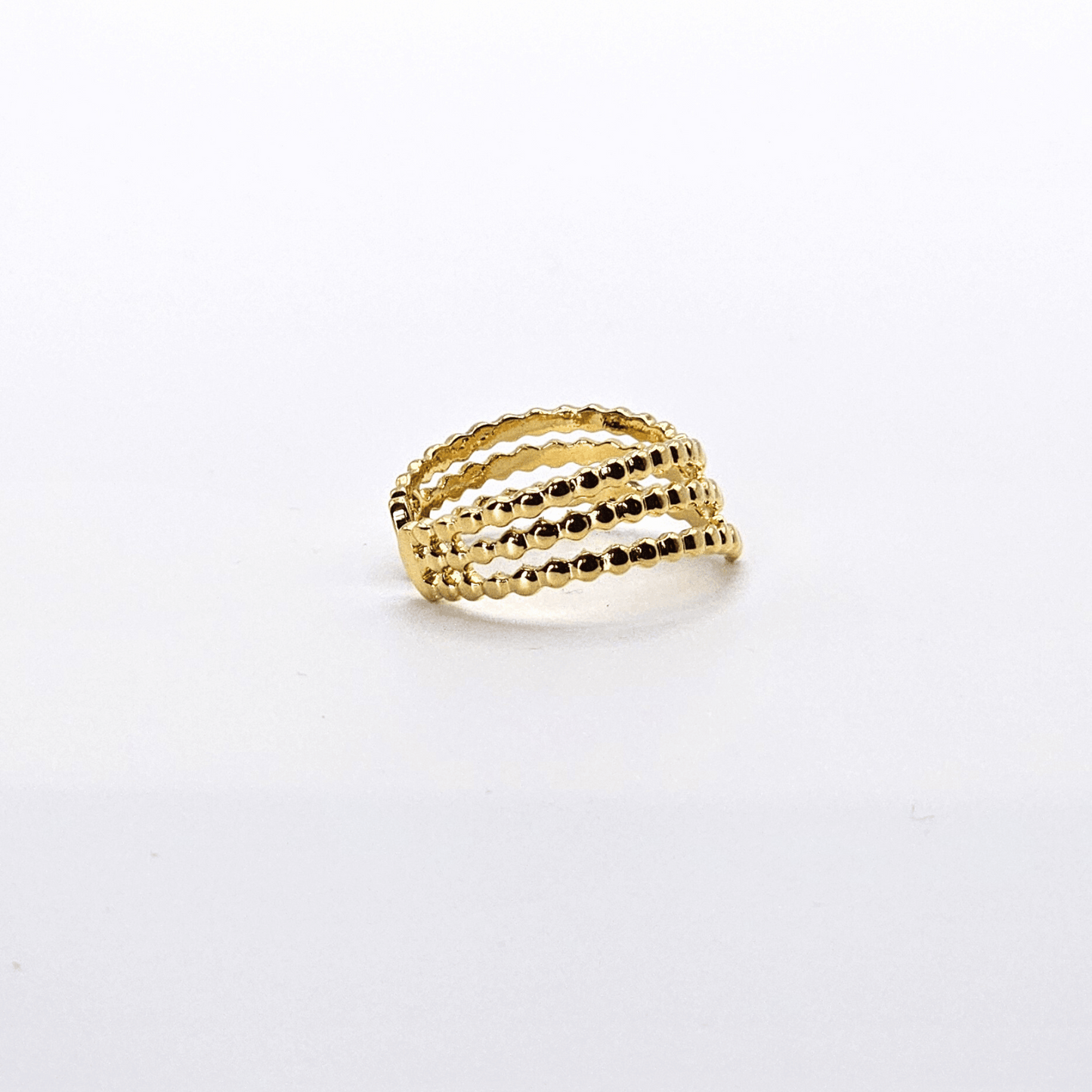 Chivelle Beaded Glow Stackable Ring