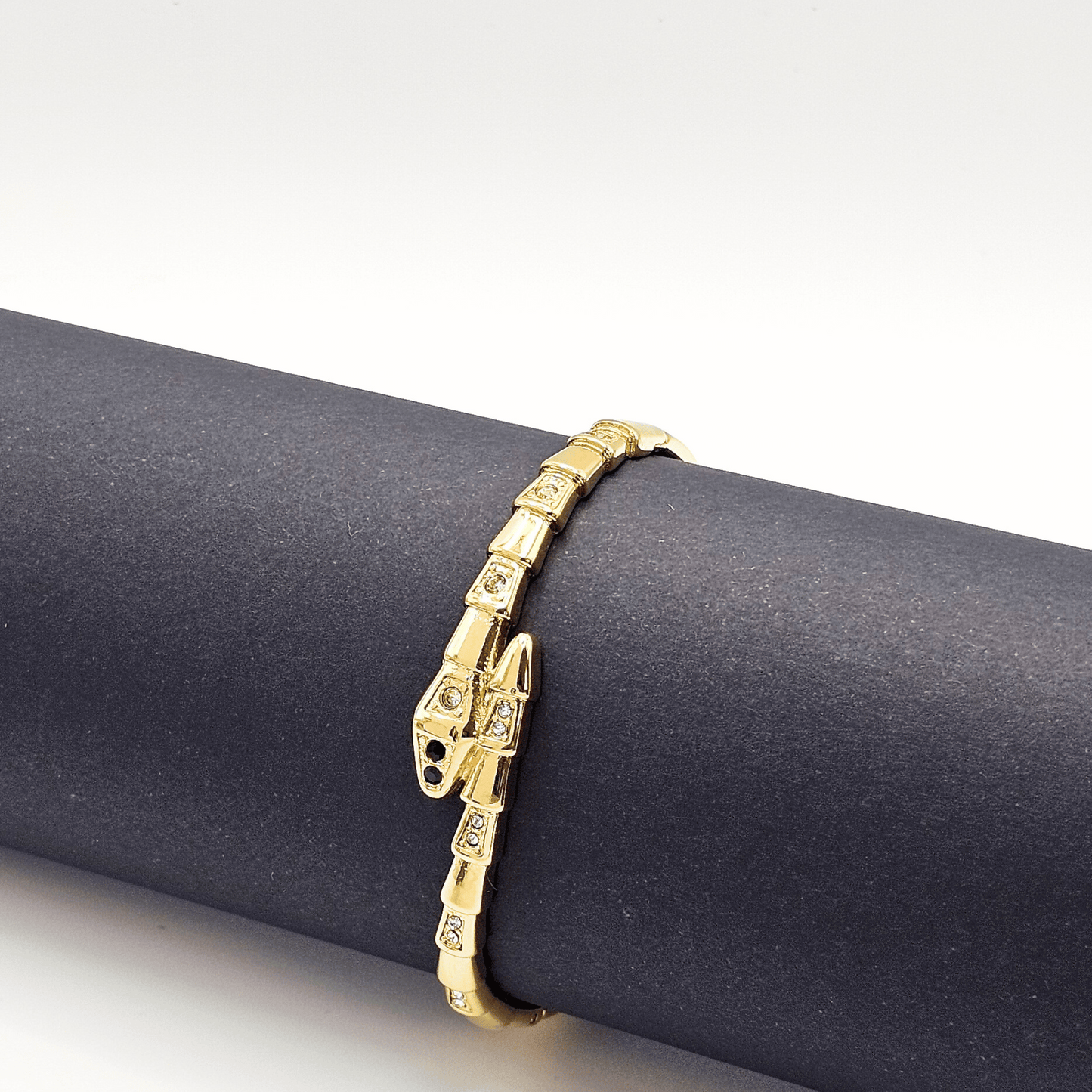 Gold Serpenti Bangle – 18k Gold Plated & Skin-Friendly