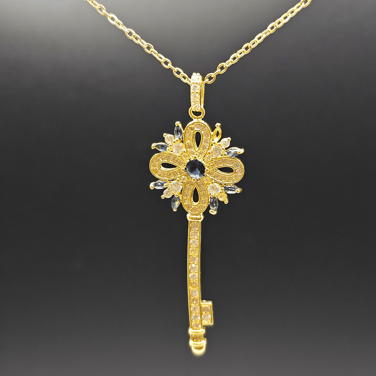 Celestia Key Pendant Necklace