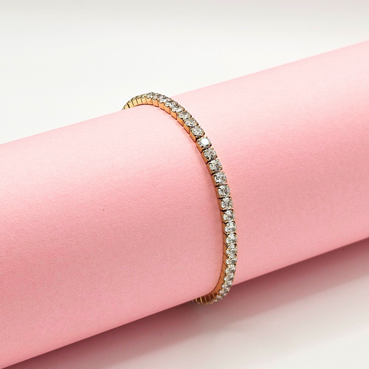 Chivelle Luxe Tennis Trio – 18K Gold & Silver Plated