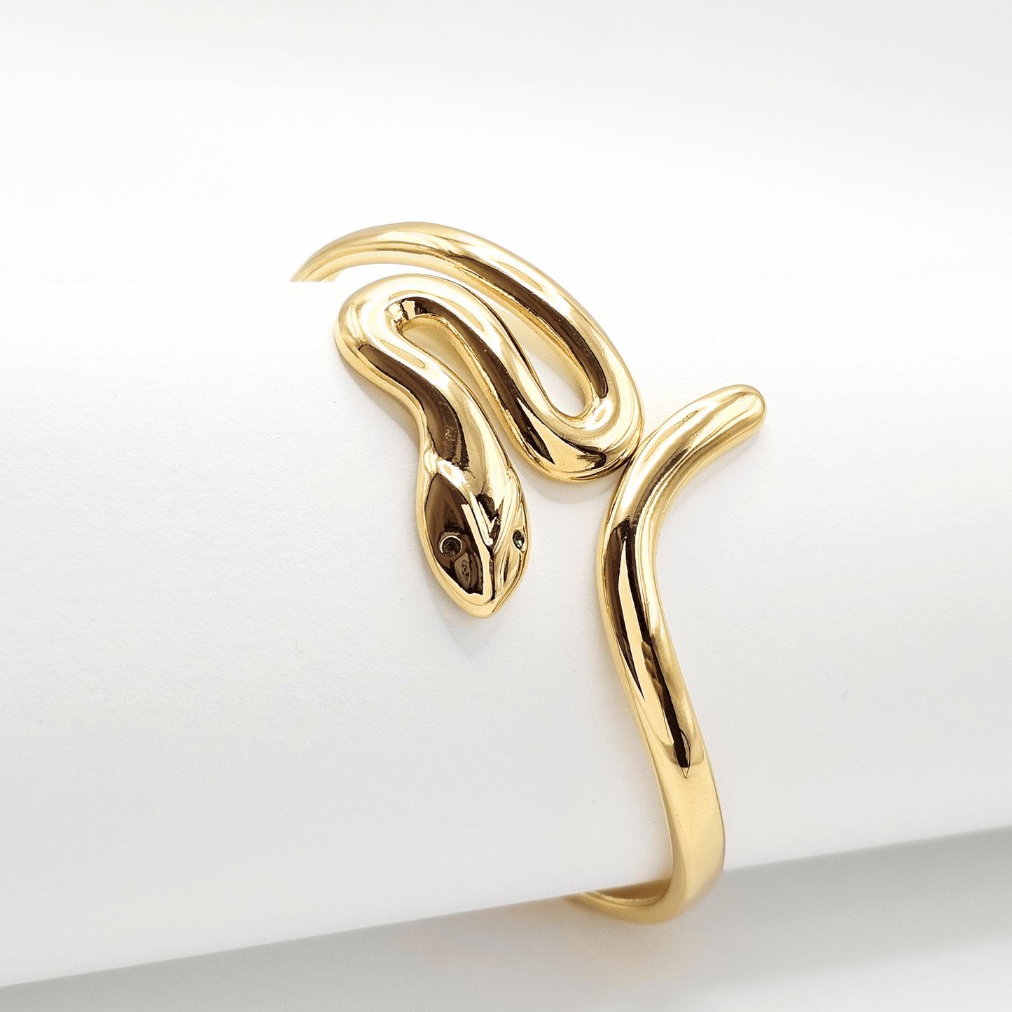 Serpentine Grace Statement Bangle