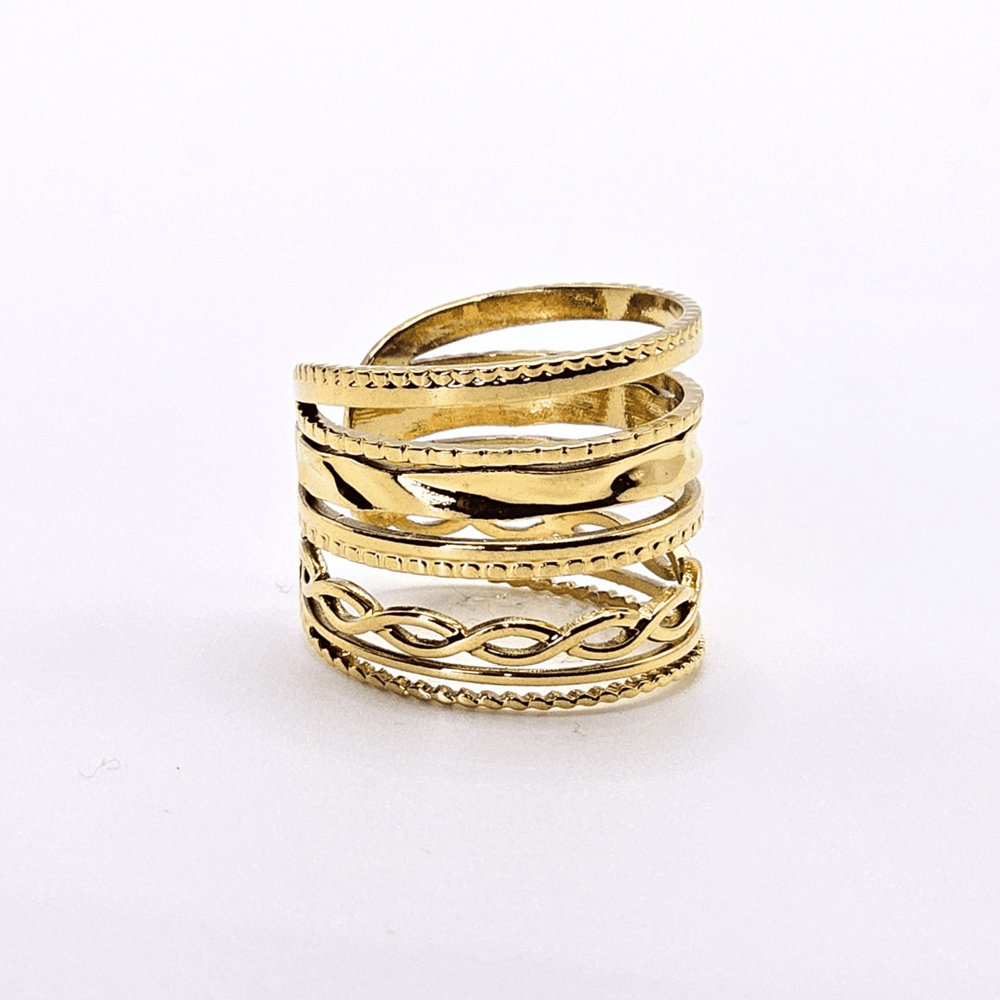 Chivelle Gold Harmony Stackable Ring