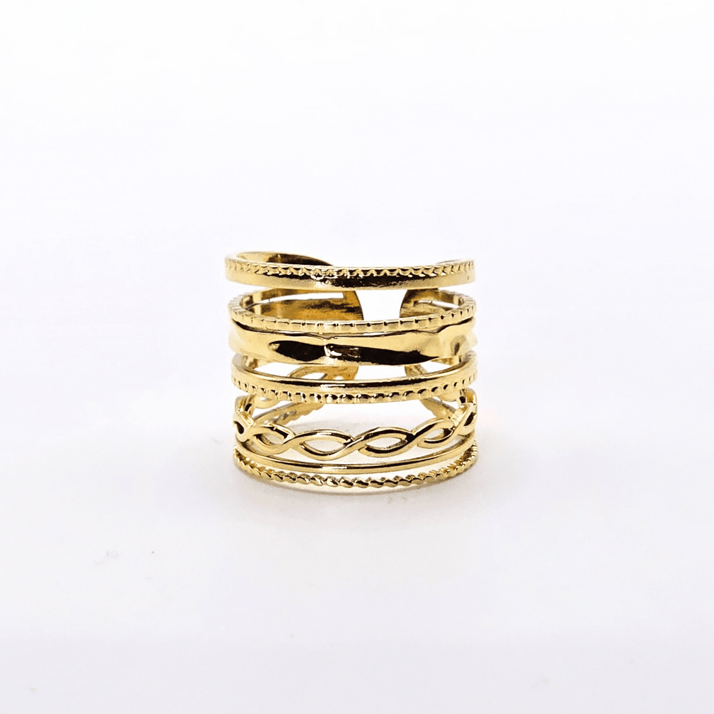 Chivelle Gold Harmony Stackable Ring