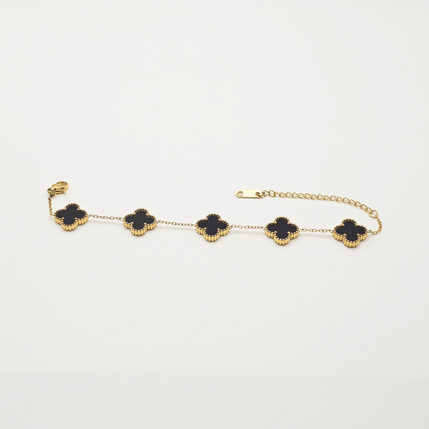 Chivelle Clover Charm Chain Bracelet