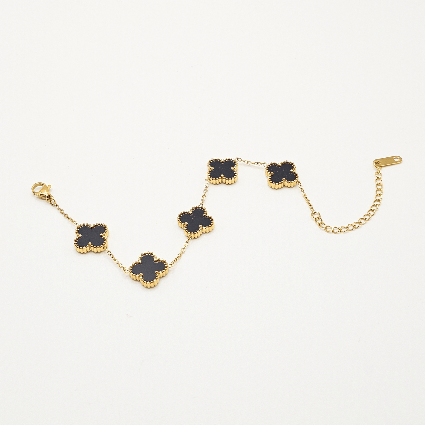 Chivelle Clover Charm Chain Bracelet