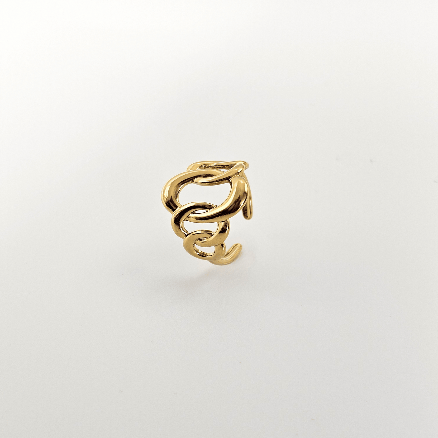 Chivelle Riviera Bold Chain Statement Ring