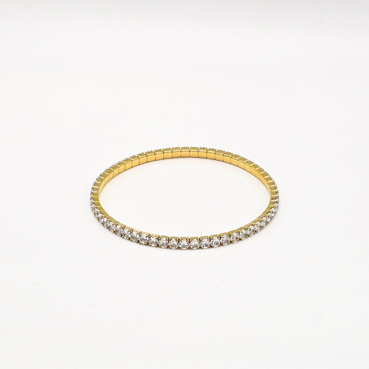 Chivelle Luxe Tennis Trio – 18K Gold & Silver Plated