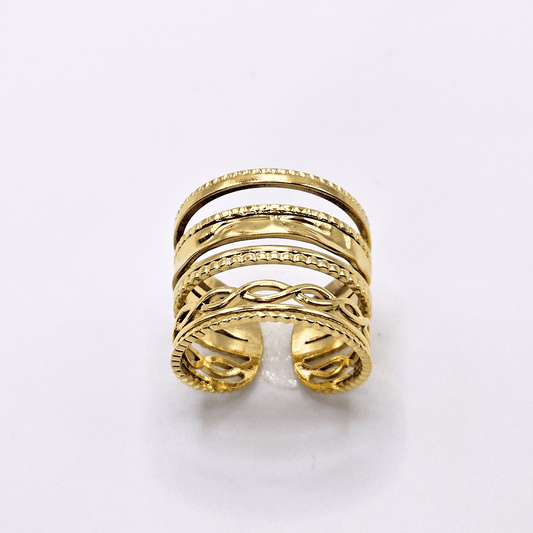 Chivelle Gold Harmony Stackable Ring