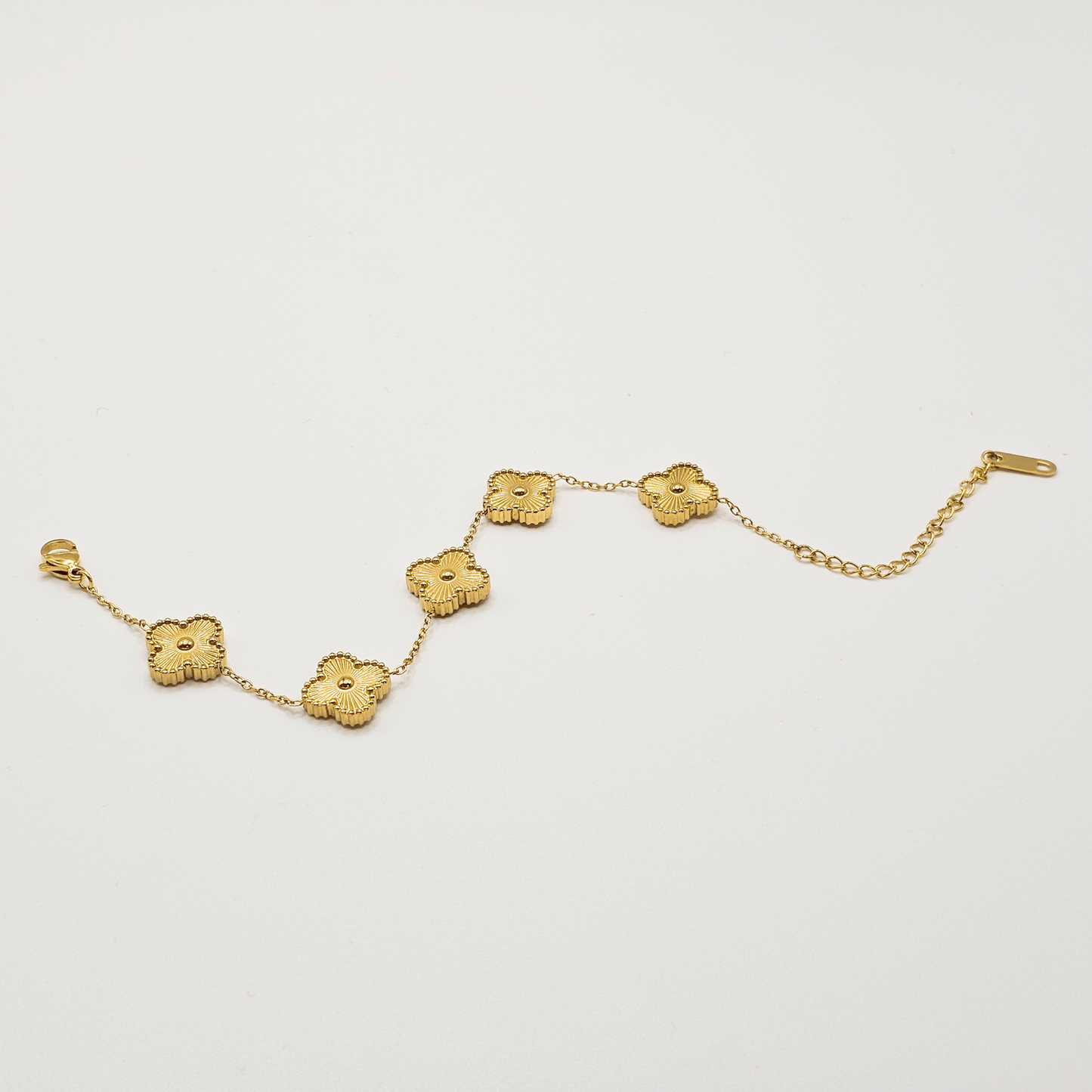 Chivelle Clover Charm Chain Bracelet