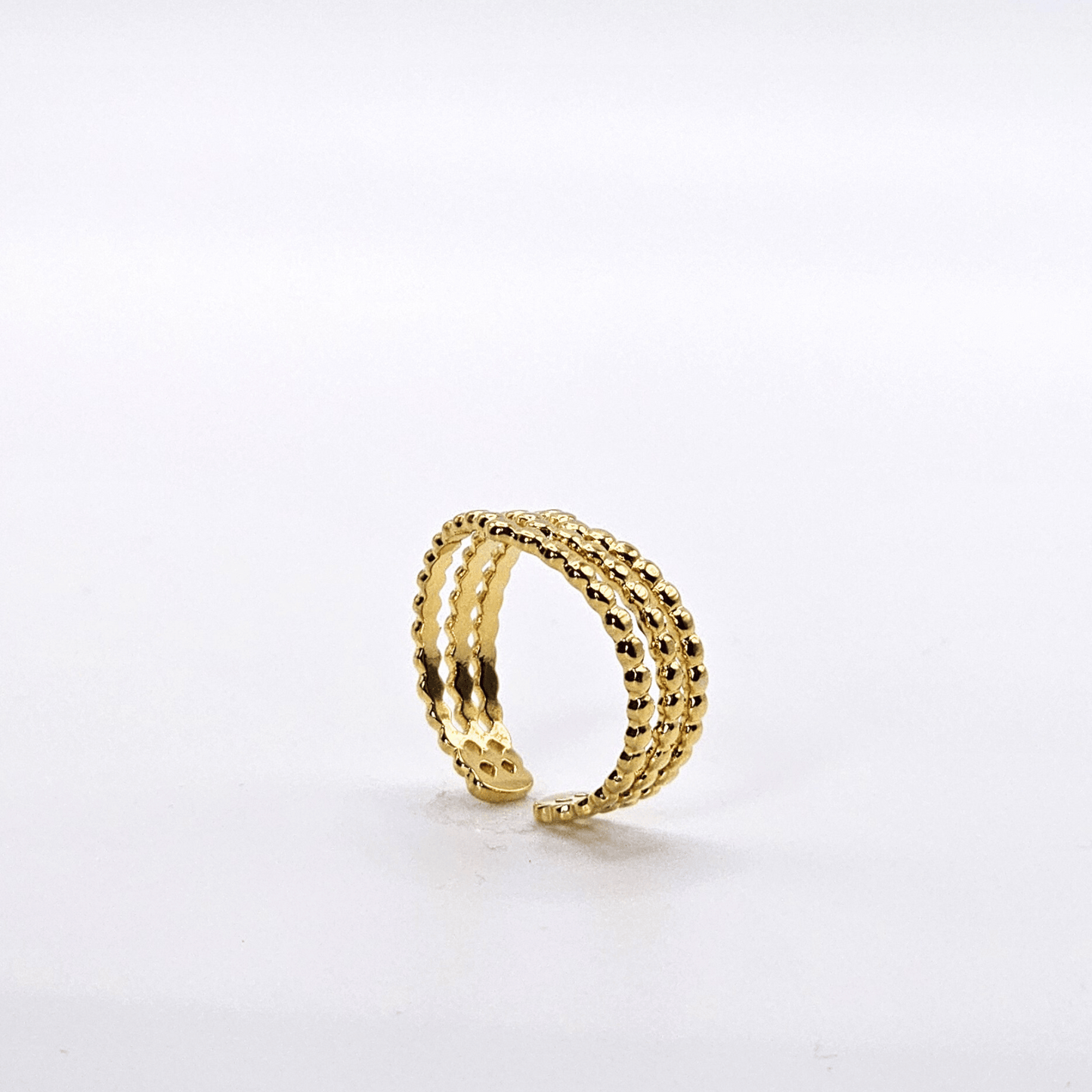 Chivelle Beaded Glow Stackable Ring
