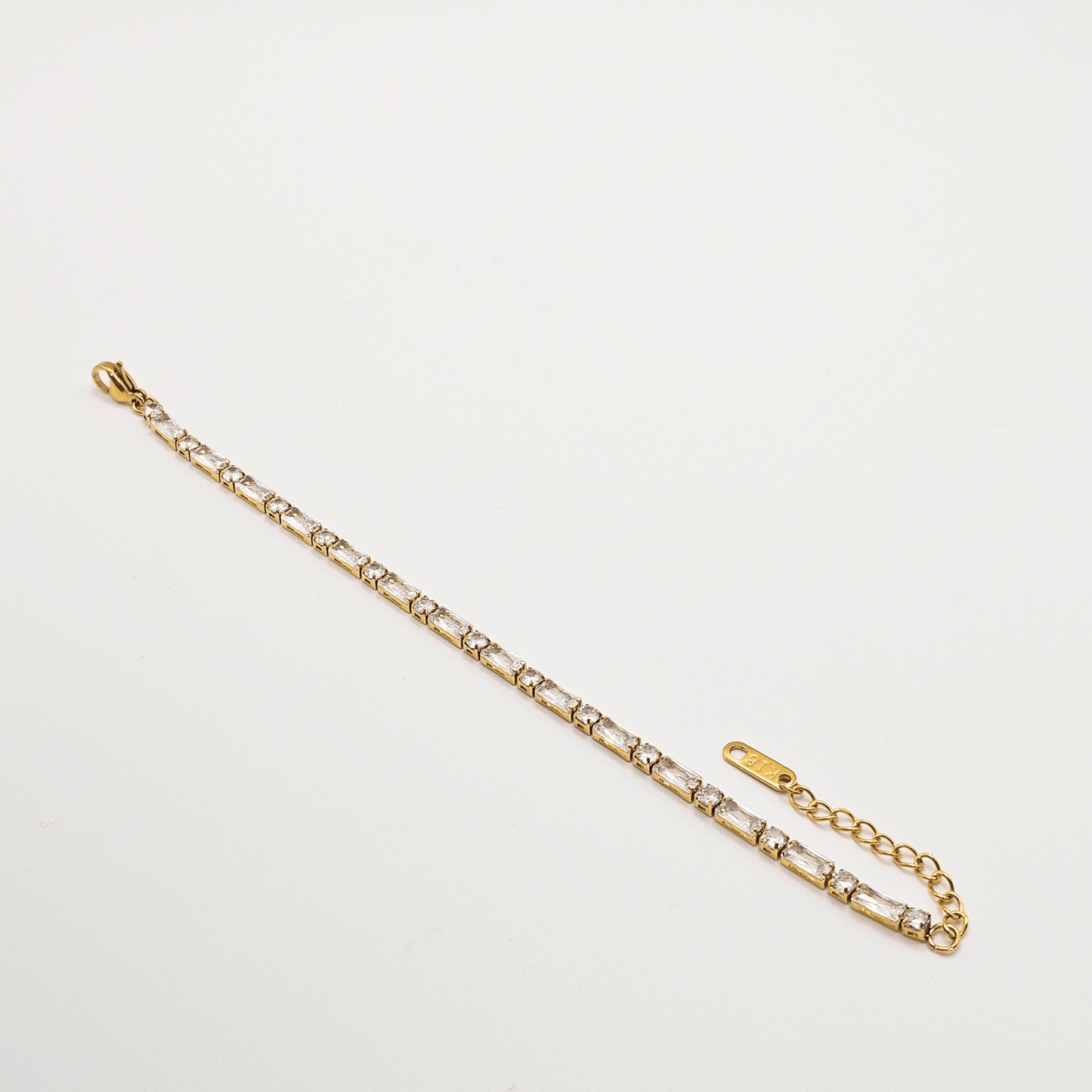 Golden Luxe Chain Tennis Bracelet
