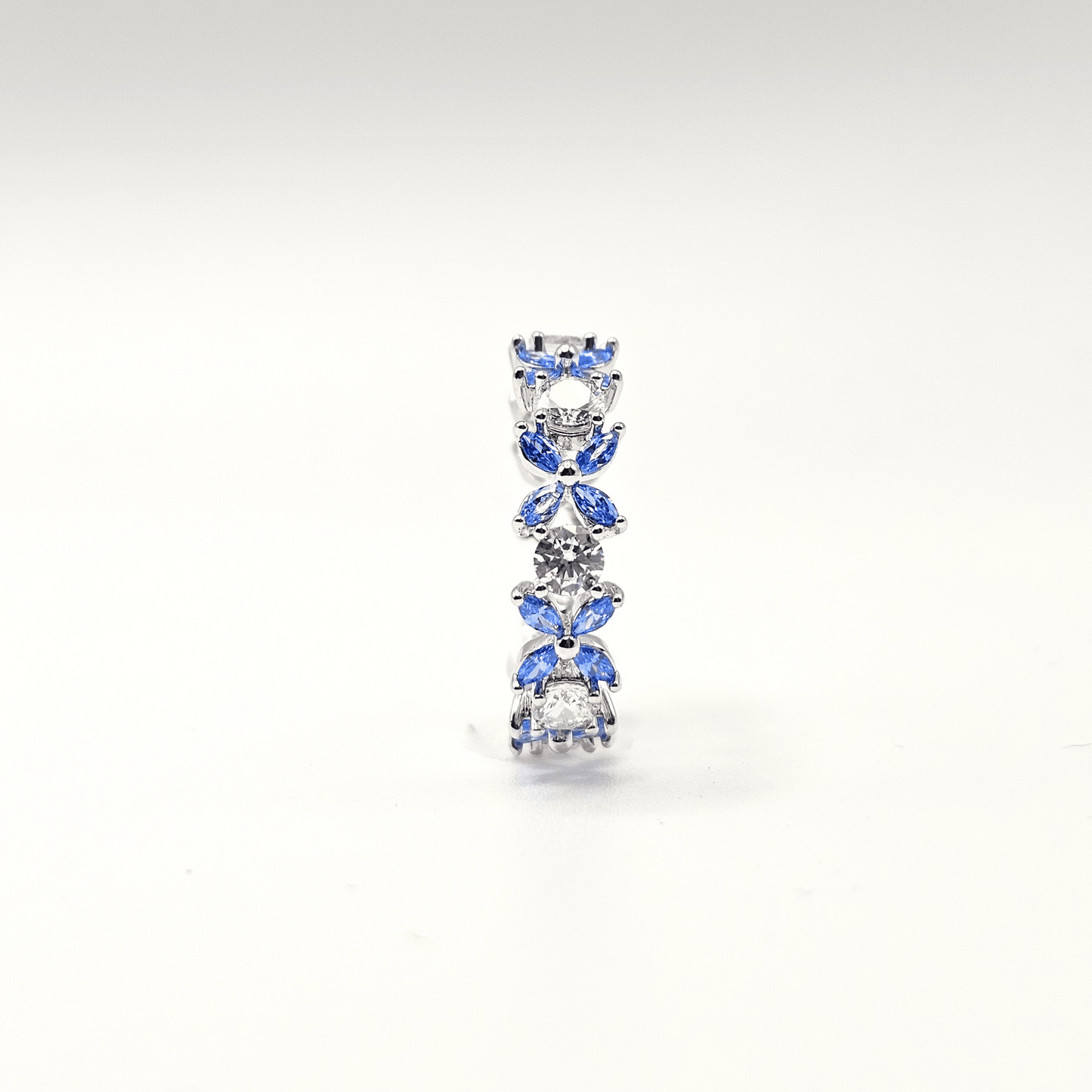 Chivelle Luxe Blossom Marquise Eternity Band