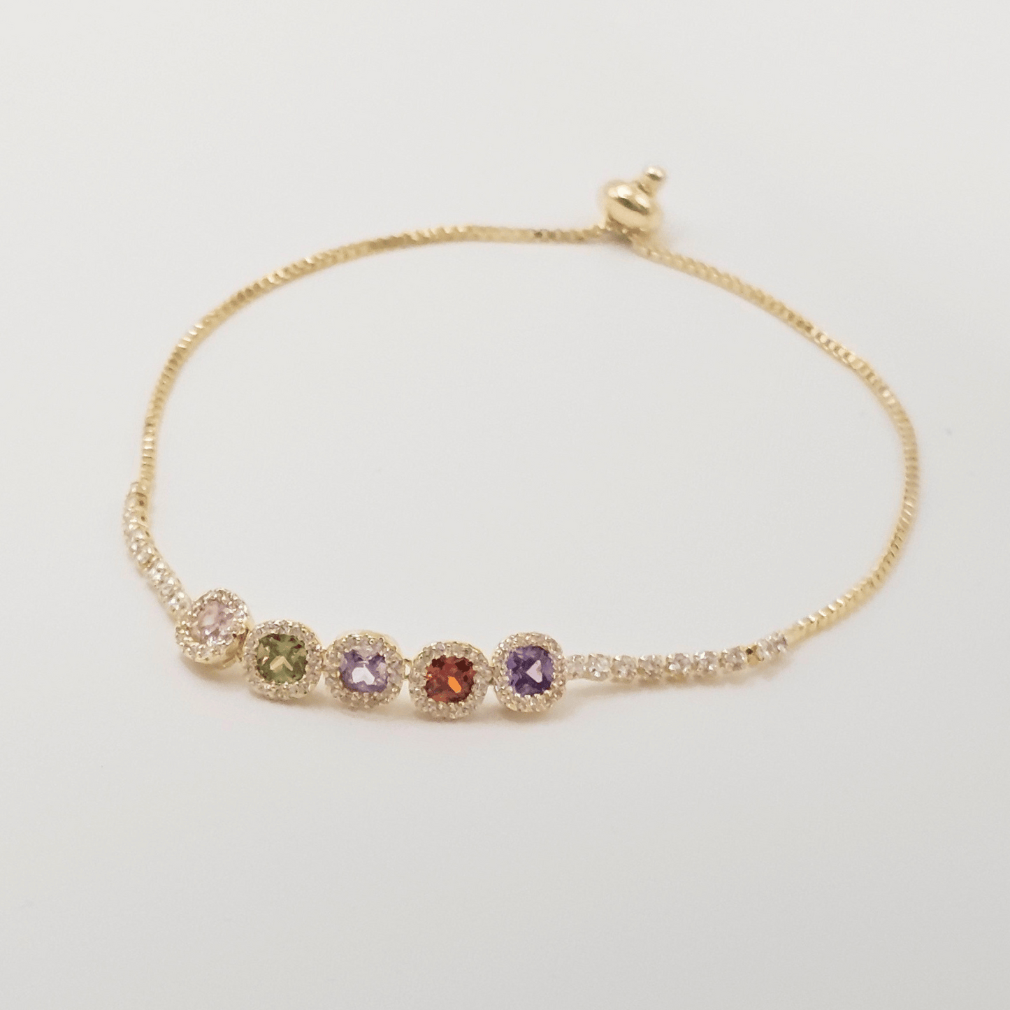 Aurora Cushion-Cut Adjustable Tennis Bracelet – Premium Everyday Collection