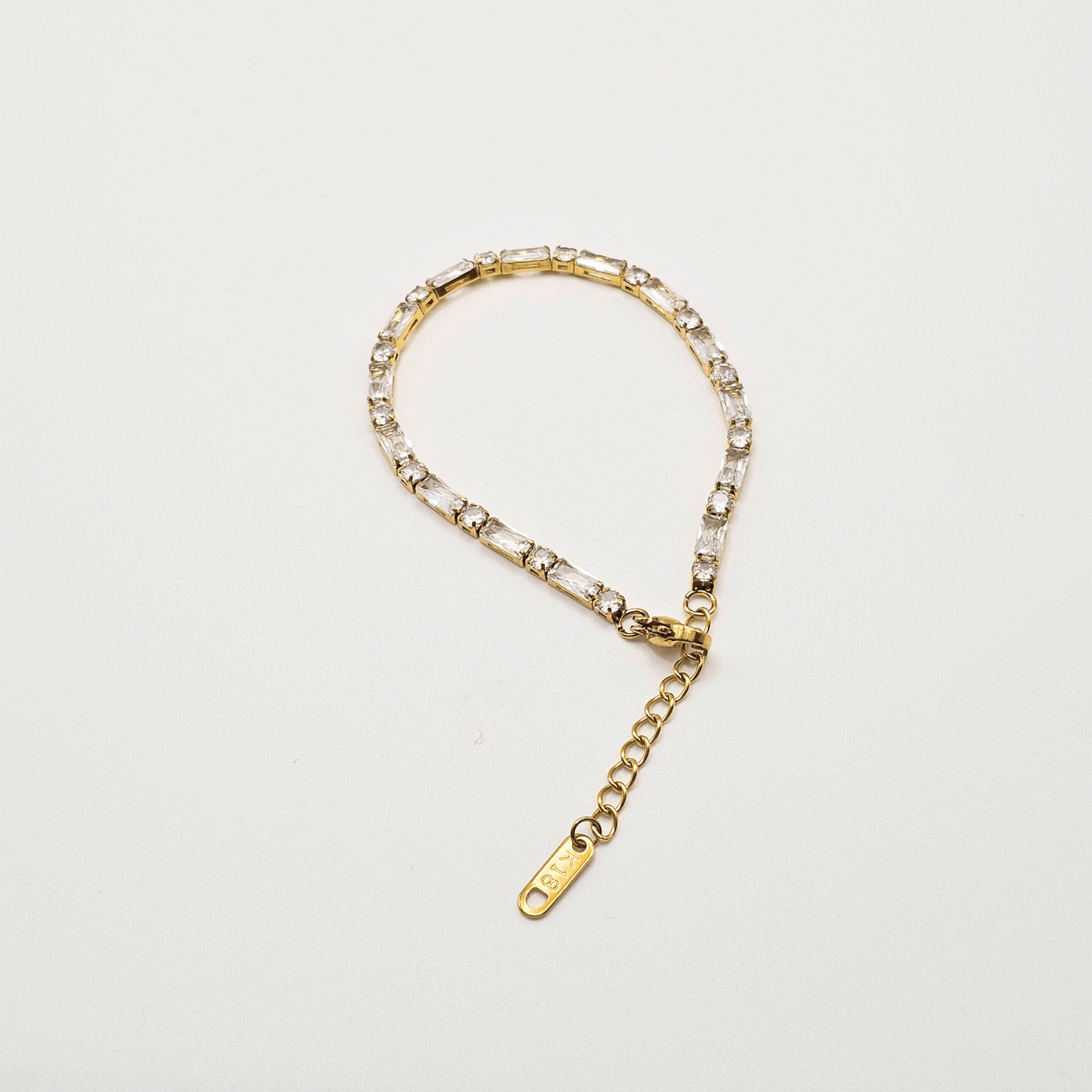 Golden Luxe Chain Tennis Bracelet