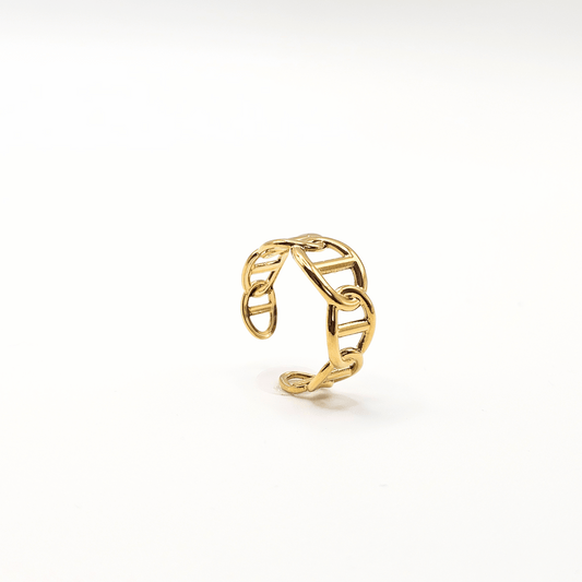 Chivelle Marina Chain Link Statement Ring