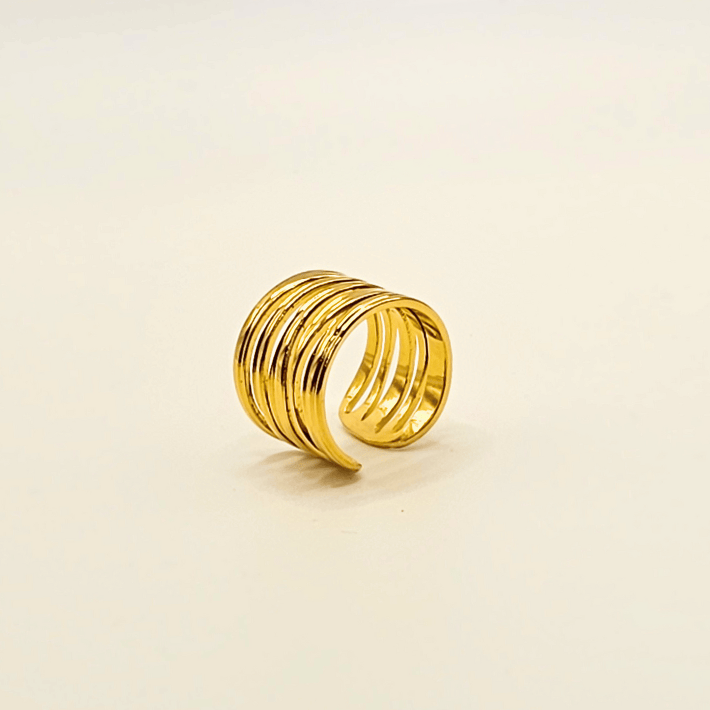 Chivelle Aurelia Gold Layered Statement Ring