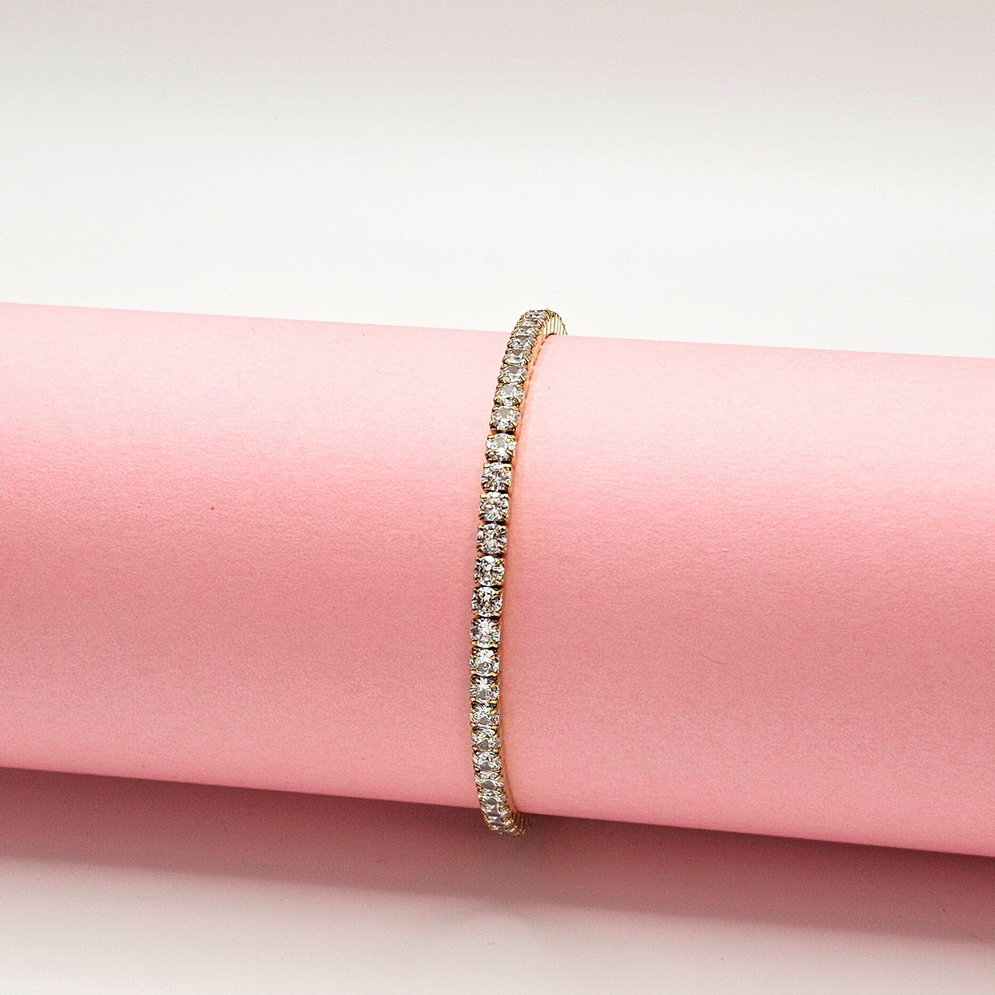 Chivelle Luxe Tennis Trio – 18K Gold & Silver Plated