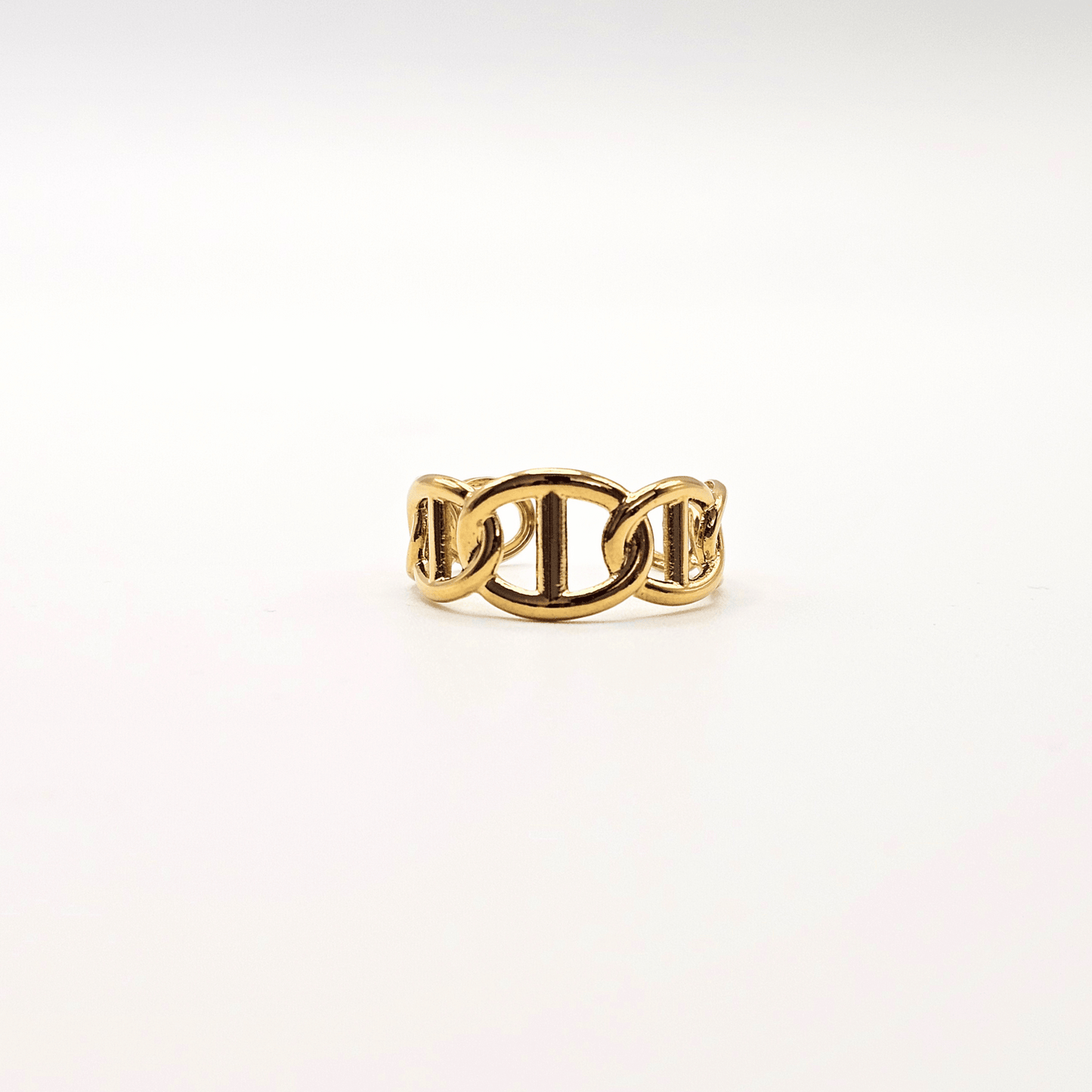Chivelle Marina Chain Link Statement Ring