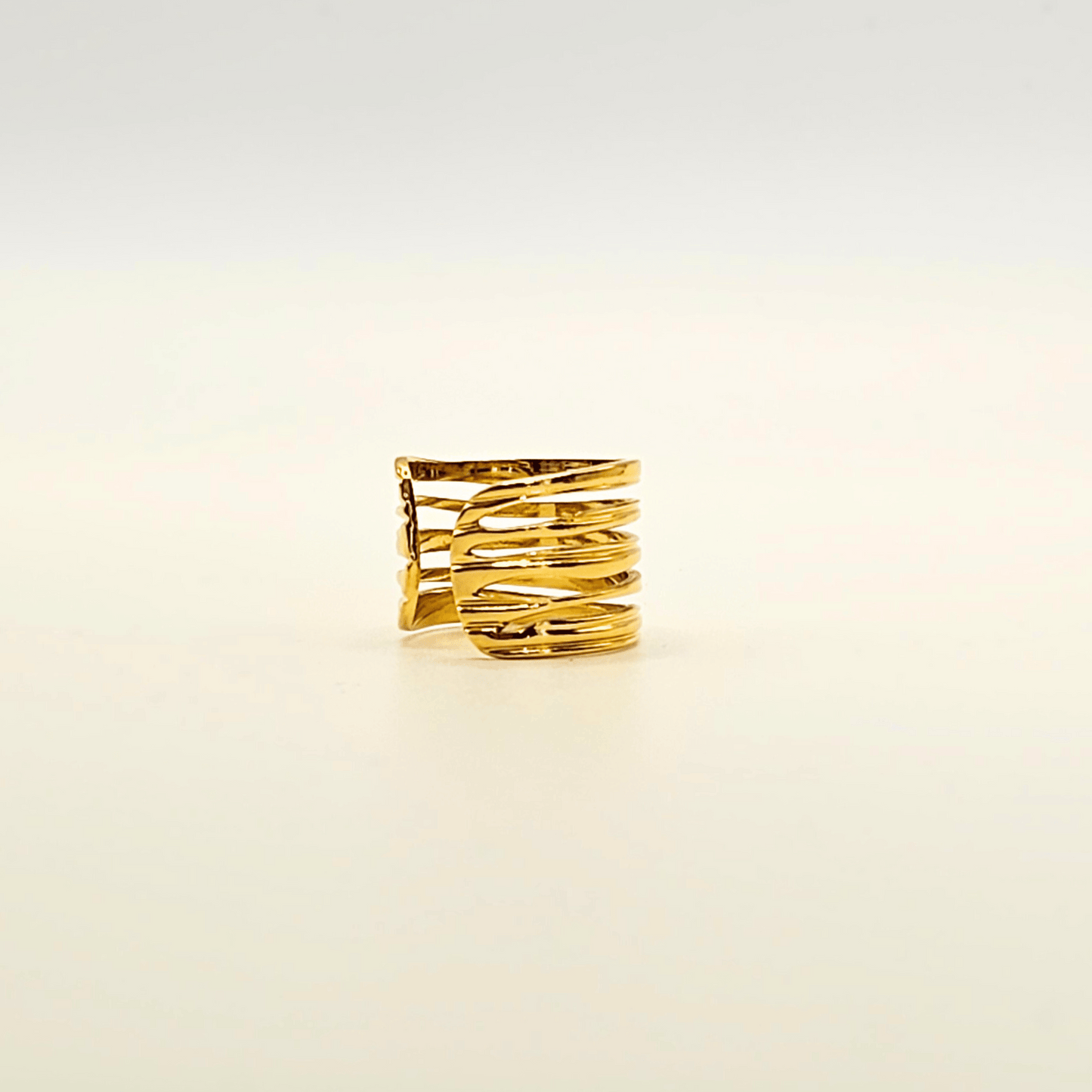 Chivelle Aurelia Gold Layered Statement Ring