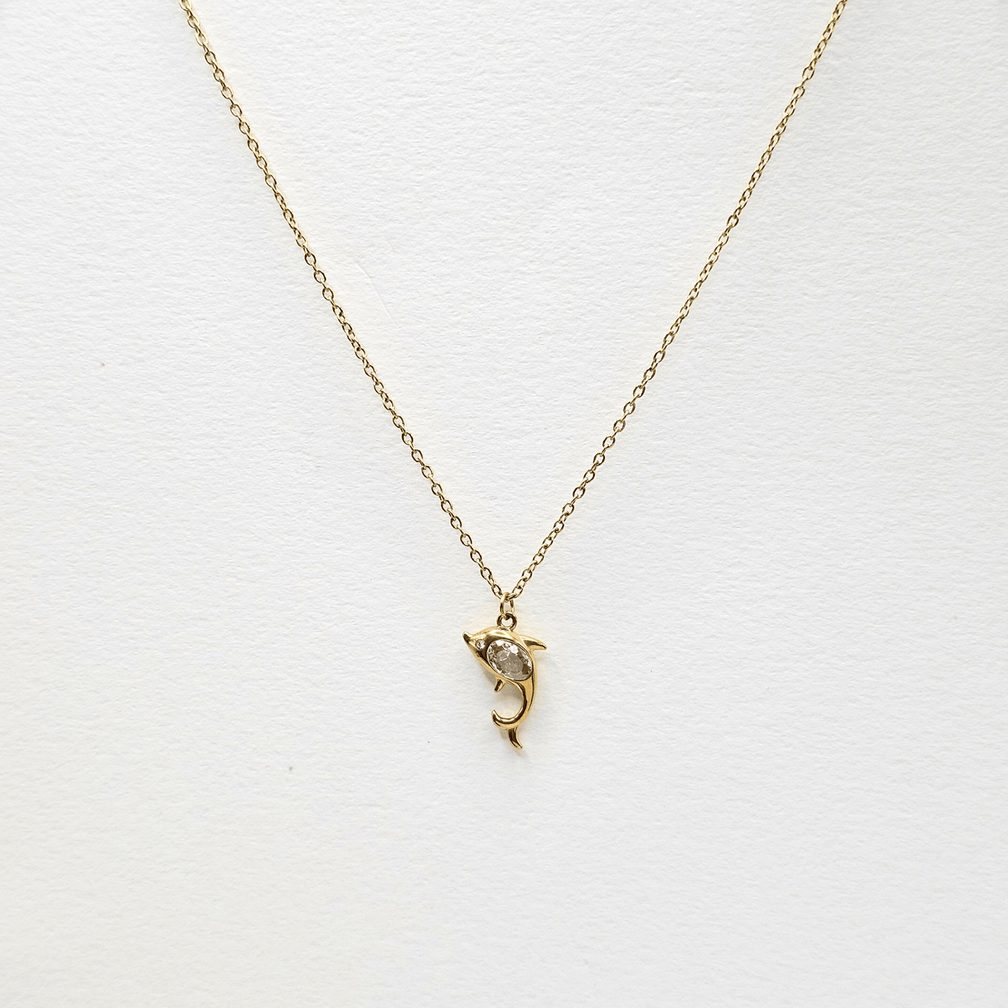 Chivelle Ocean Grace Dolphin Pendant Necklace