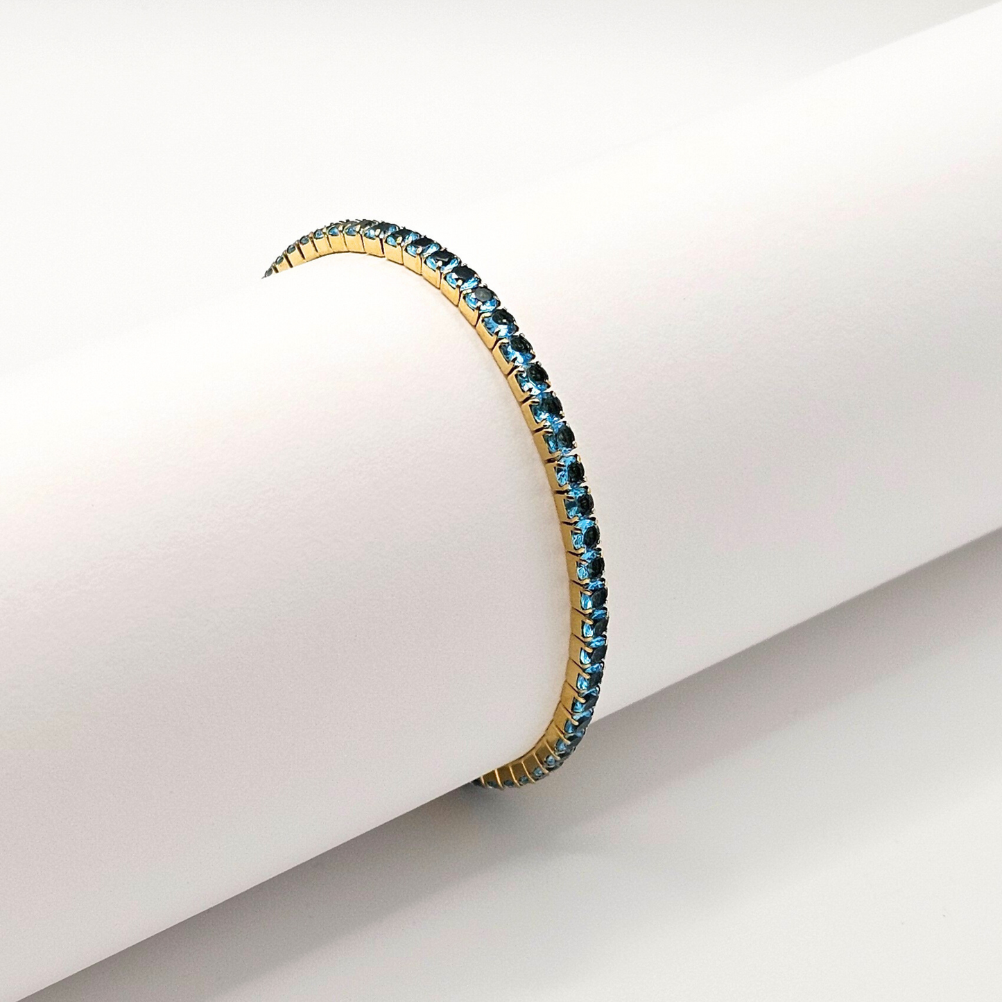 Chivelle Luxe Tennis Trio – 18K Gold & Silver Plated