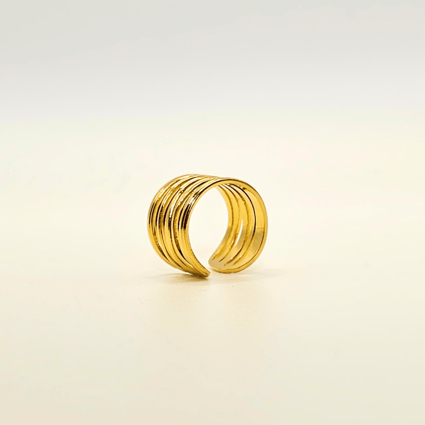 Chivelle Aurelia Gold Layered Statement Ring