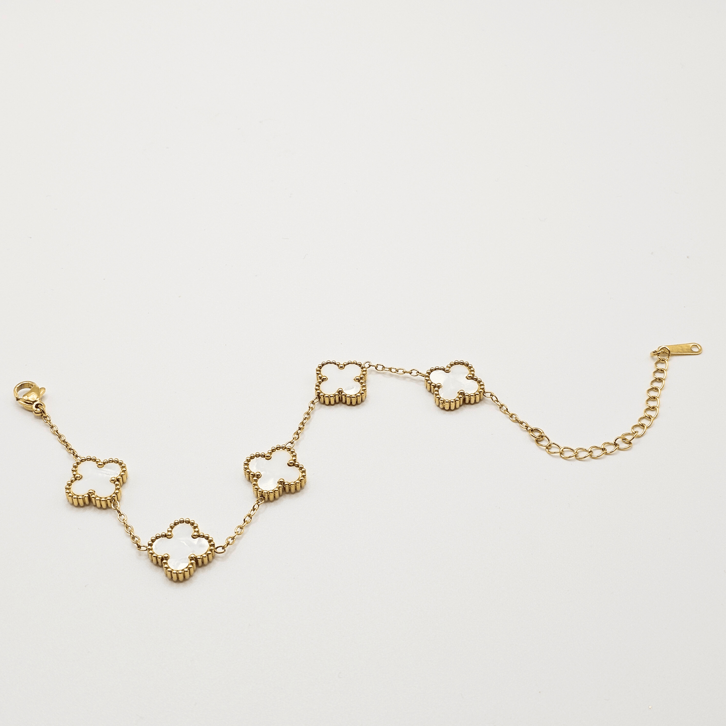 Chivelle Clover Charm Chain Bracelet