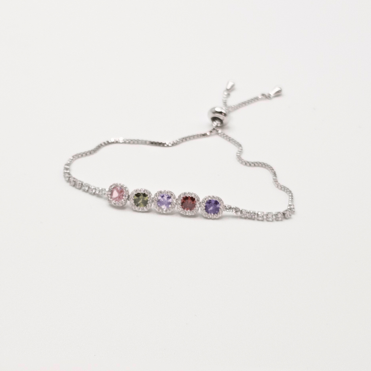 Aurora Cushion-Cut Adjustable Tennis Bracelet – Premium Everyday Collection