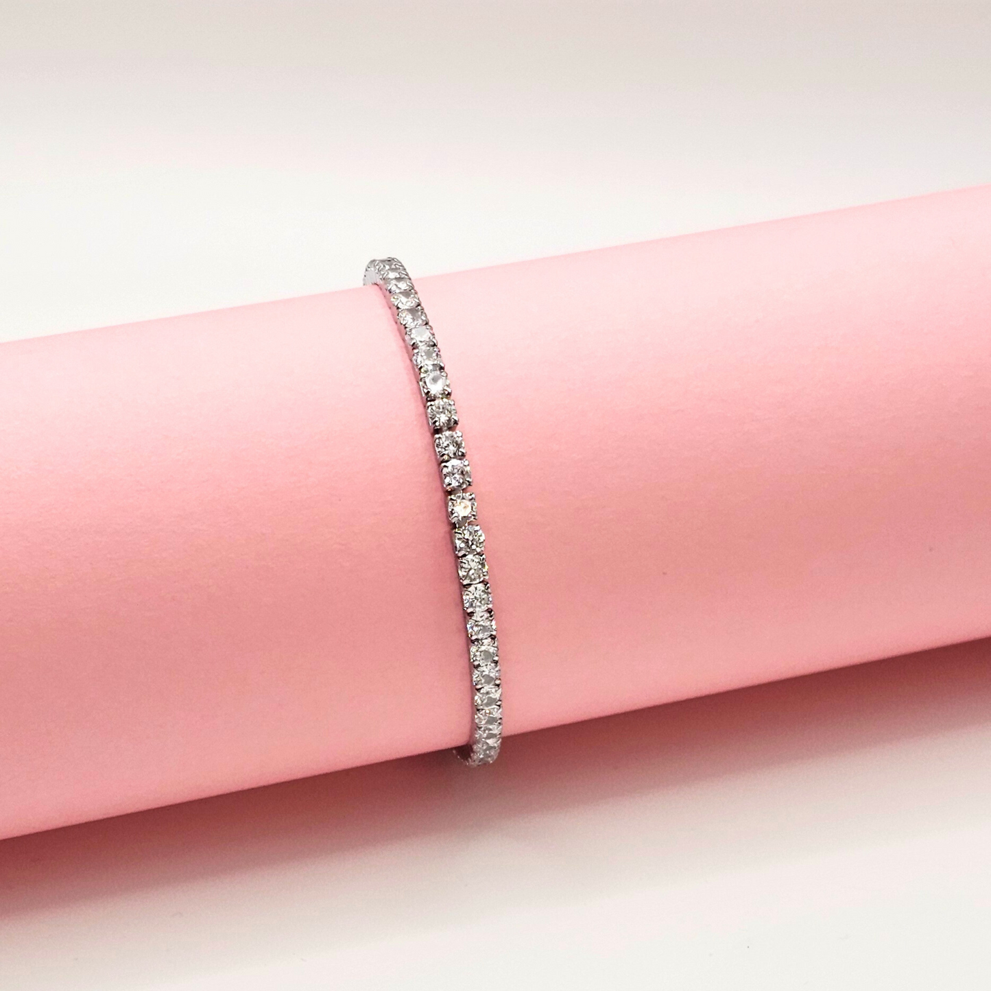 Chivelle Luxe Tennis Trio – 18K Gold & Silver Plated