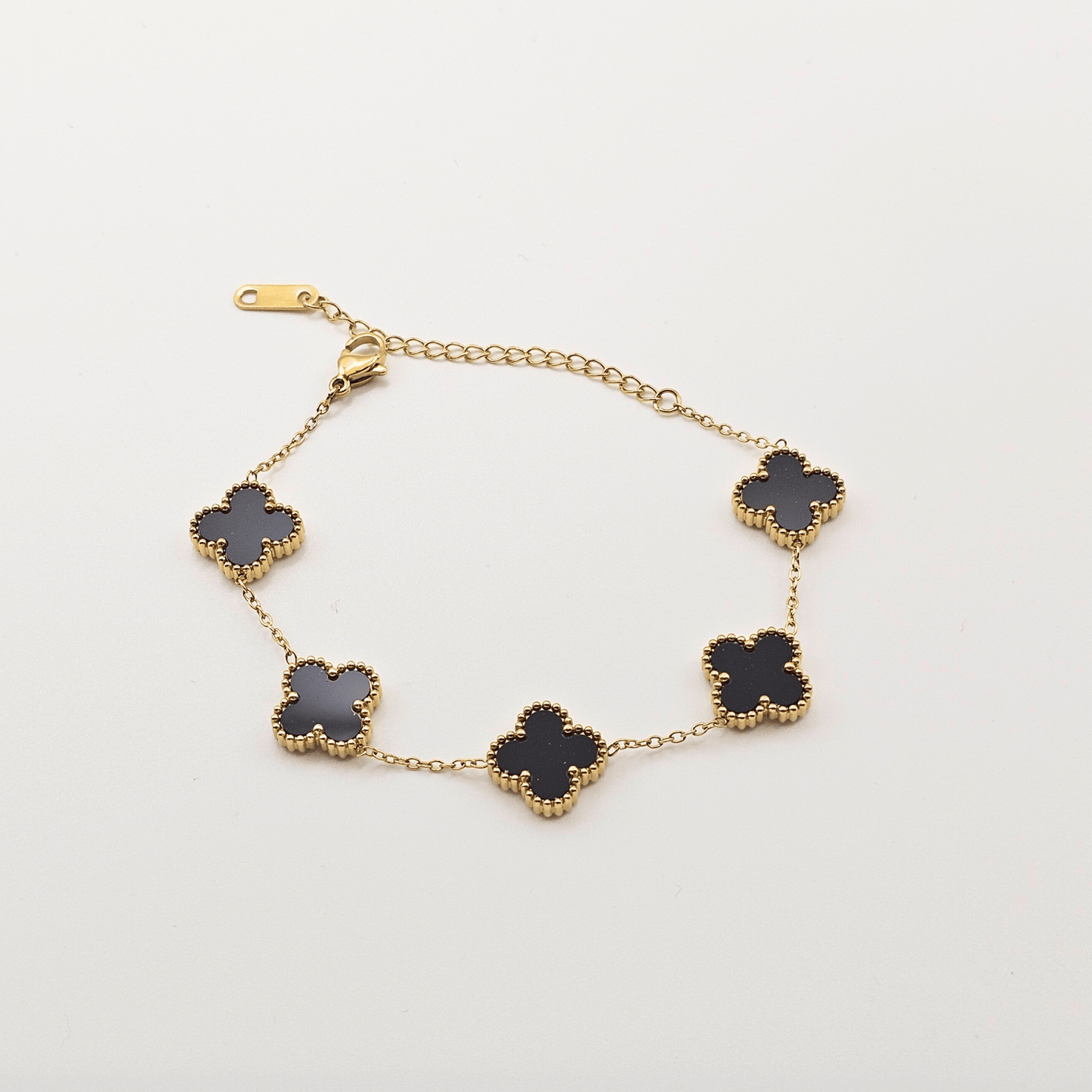 Chivelle Clover Charm Chain Bracelet