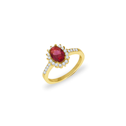 Selene Crystal Pavé Ring