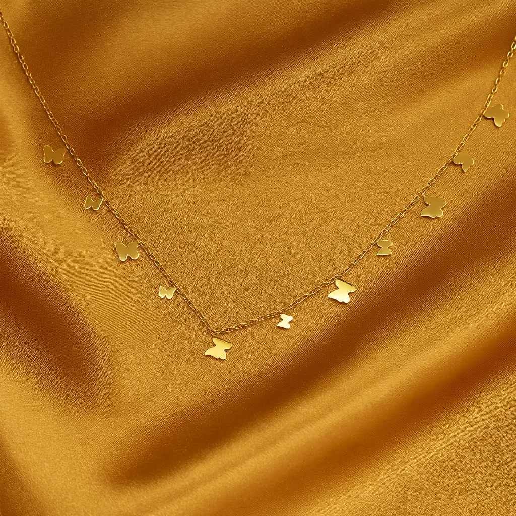 Chivelle Golden Flutter Necklace