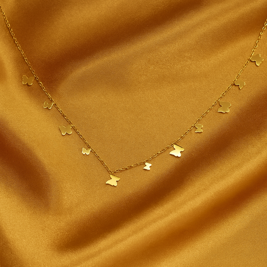 Chivelle Golden Flutter Necklace